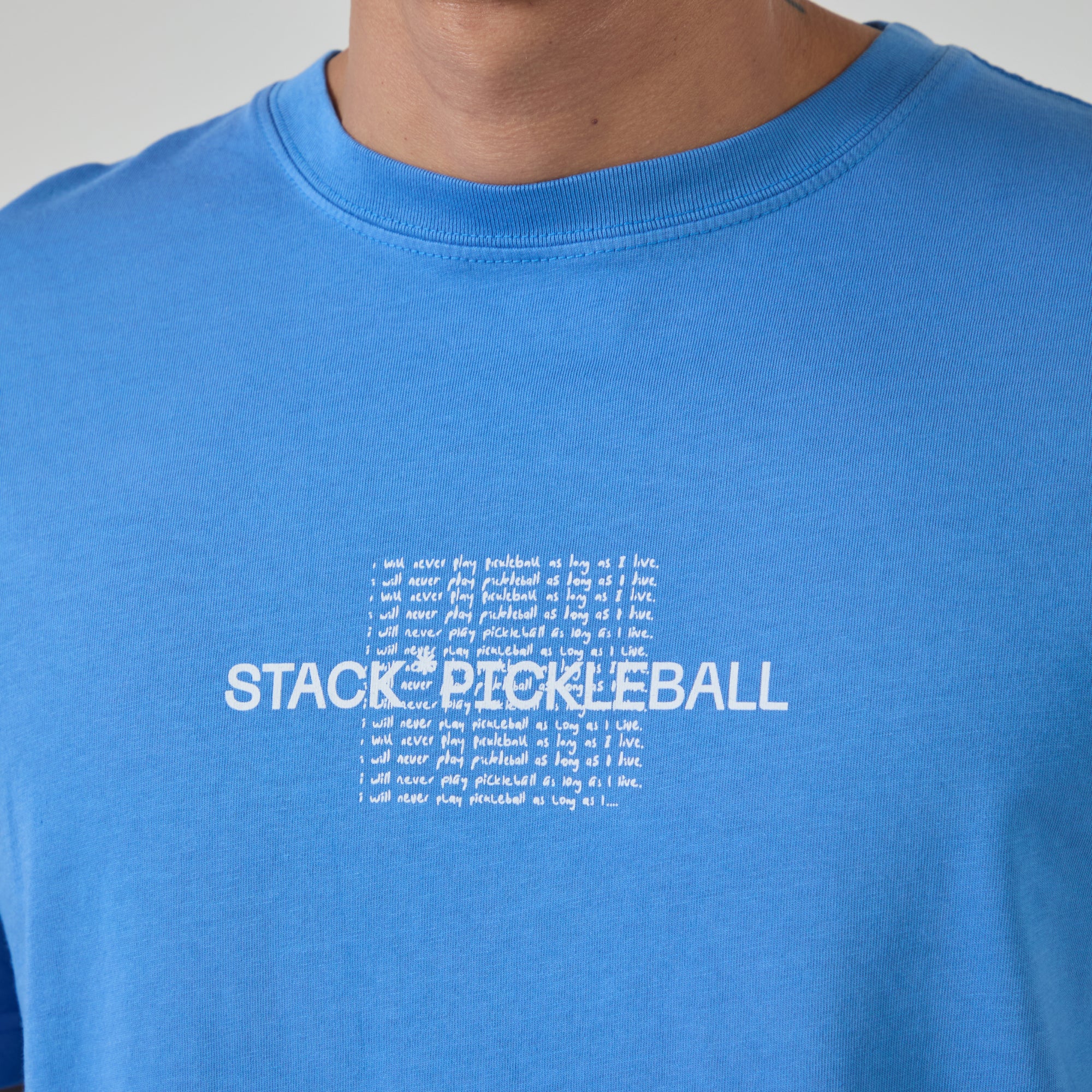I Will Never Play Pickleball Tee - Image 3